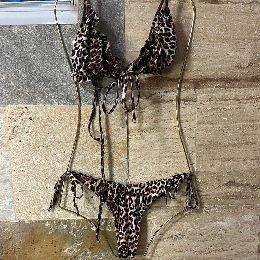 Leopard Print Women's Bikini